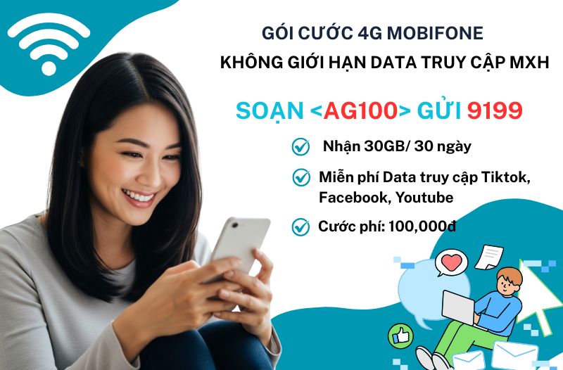 gói cước 4g mobifone không giới hạn